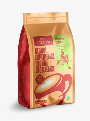 Red Sirocco Monsoon Malabar Coffee side 1